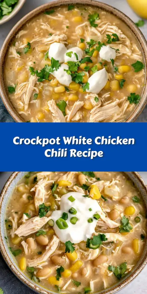 Crockpot White Chicken Chili Recipe