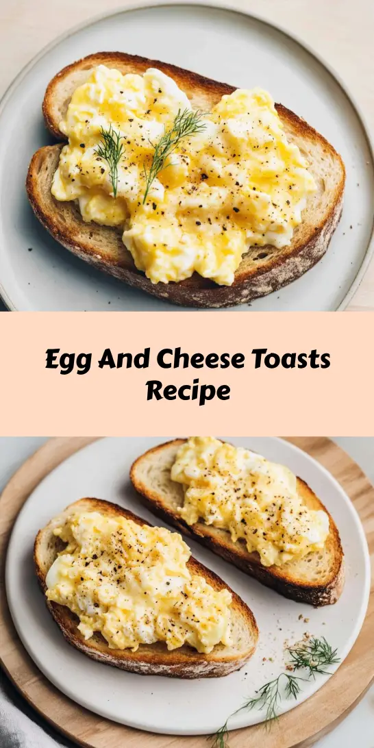 Egg And Cheese Toasts Recipe