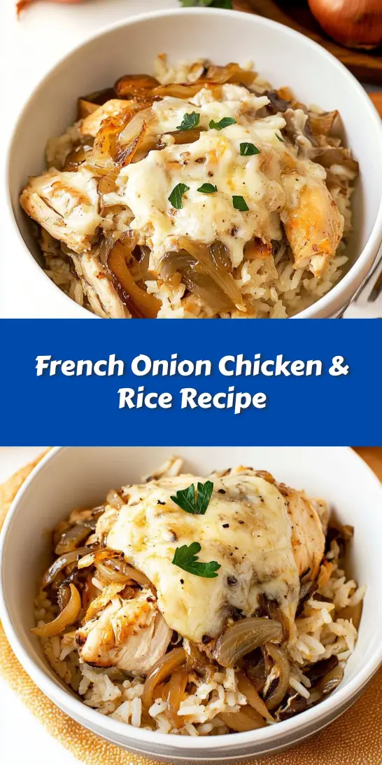 French Onion Chicken & Rice Recipe