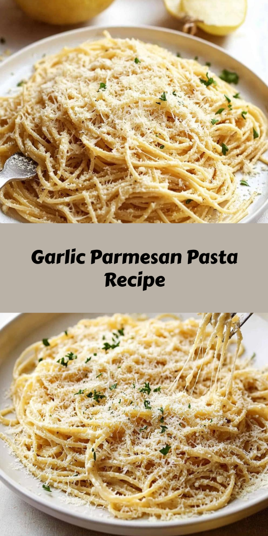 Garlic Parmesan Pasta Recipe