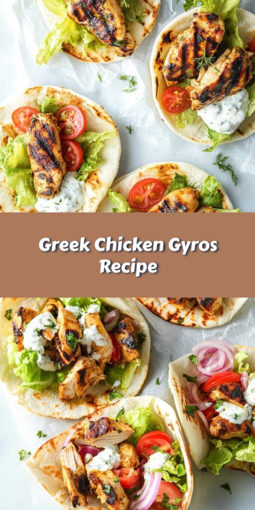 Greek Chicken Gyros Recipe