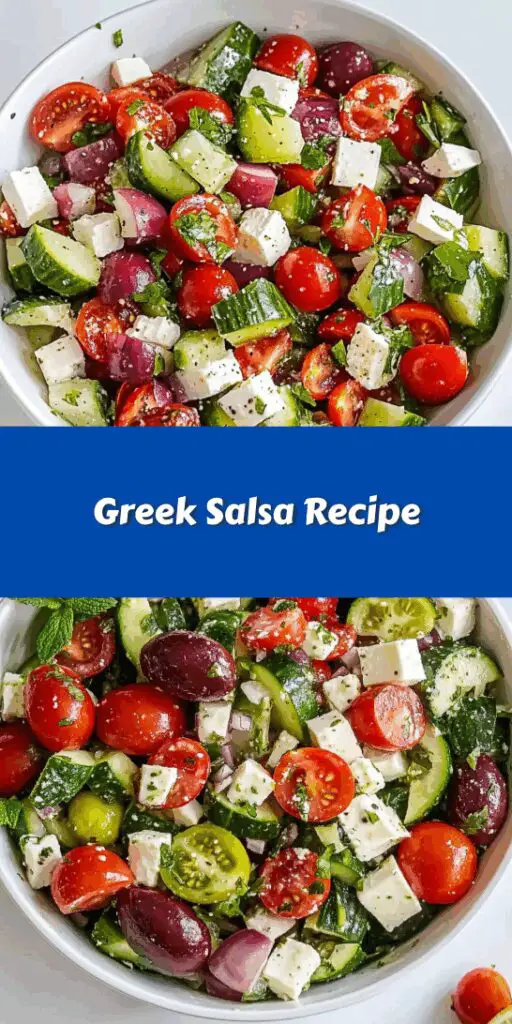 Greek Salsa Recipe