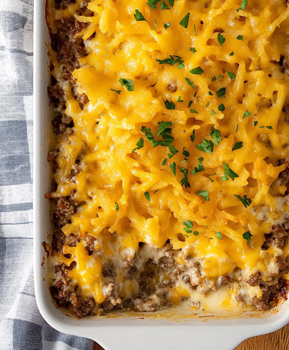 Hamburger Hashbrown Casserole Recipe