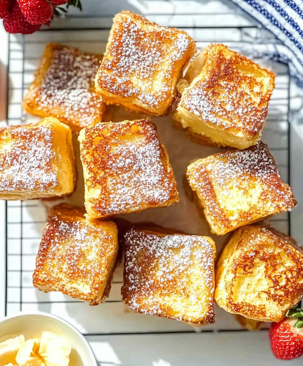 Hawaiian Roll French Toast With Cinnamon Sugar Recipe