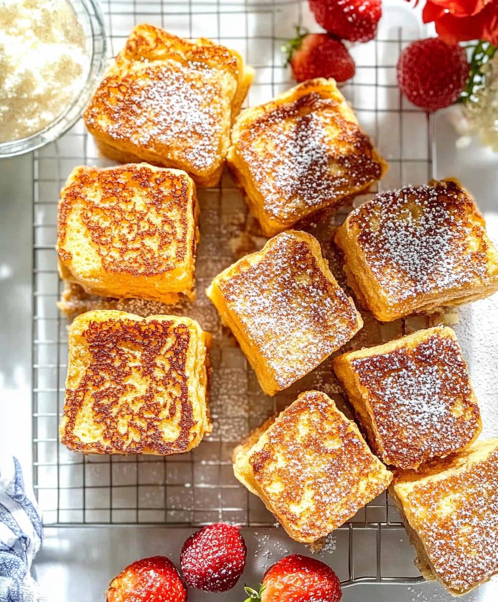Hawaiian Roll French Toast With Cinnamon Sugar Recipe