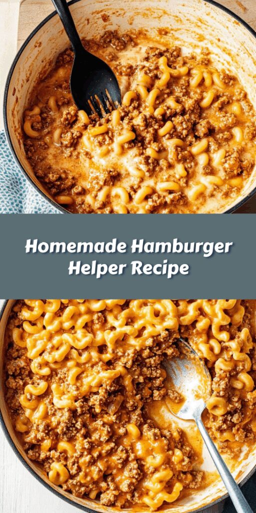Homemade Hamburger Helper Recipe