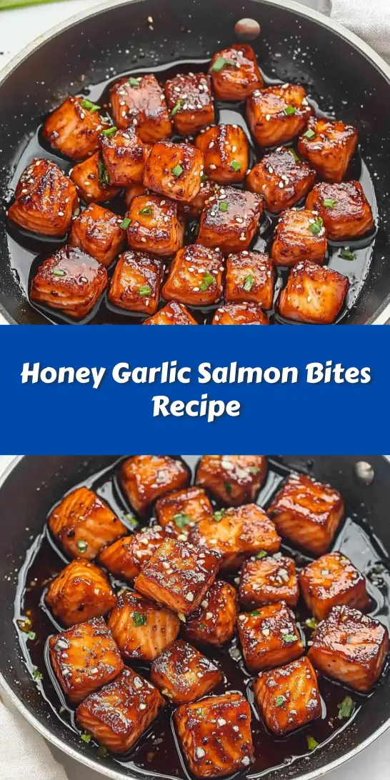 Honey Garlic Salmon Bites Recipe