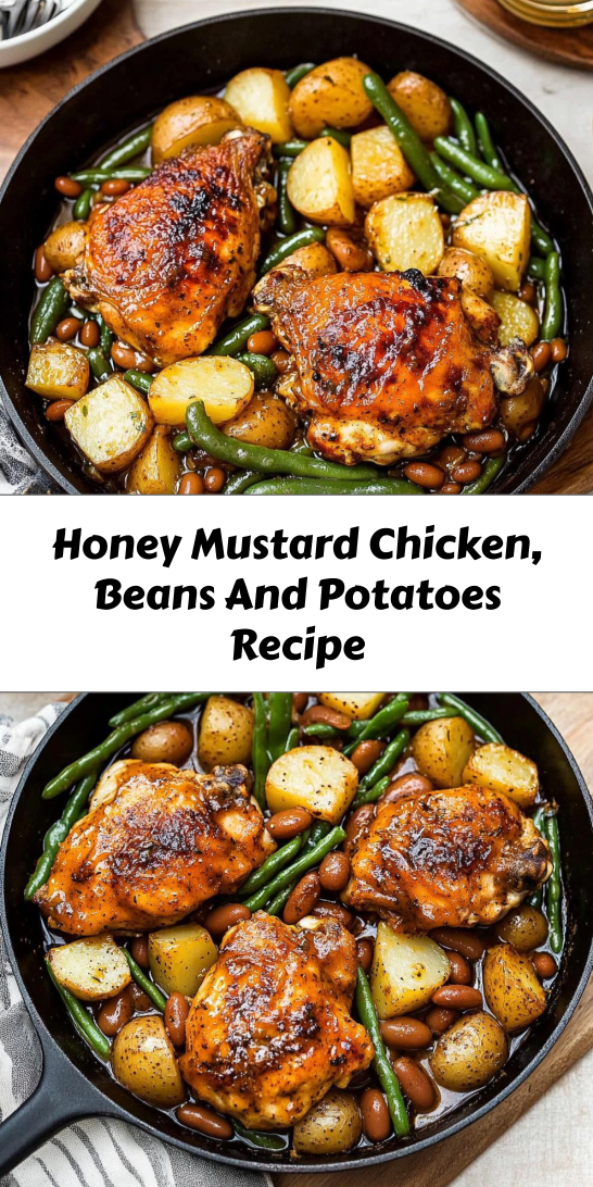 Honey Mustard Chicken, Beans And Potatoes Recipe