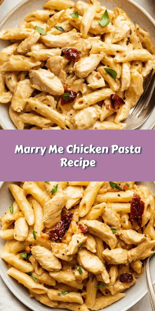 Marry Me Chicken Pasta Recipe