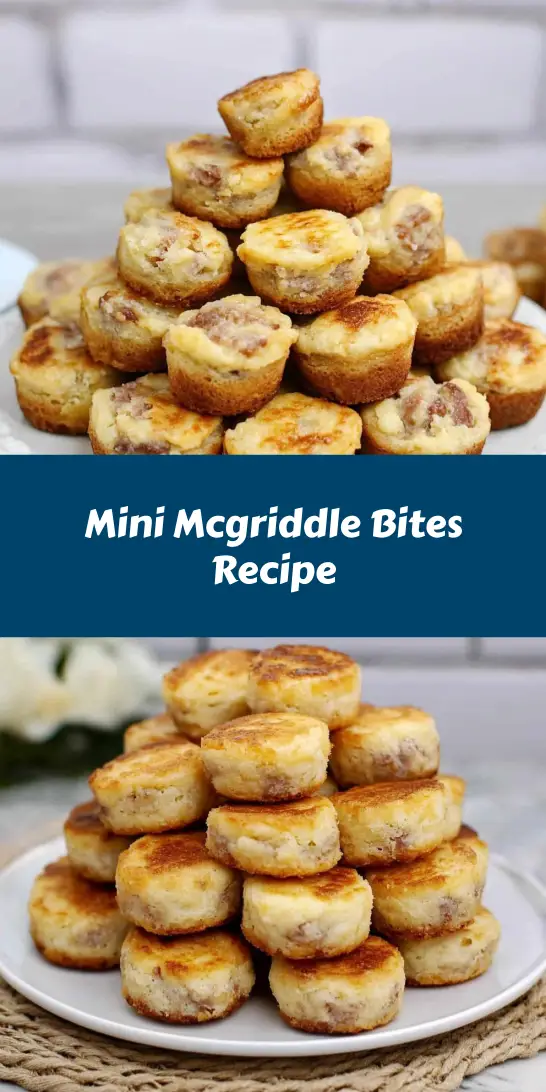 Mini Mcgriddle Bites Recipe