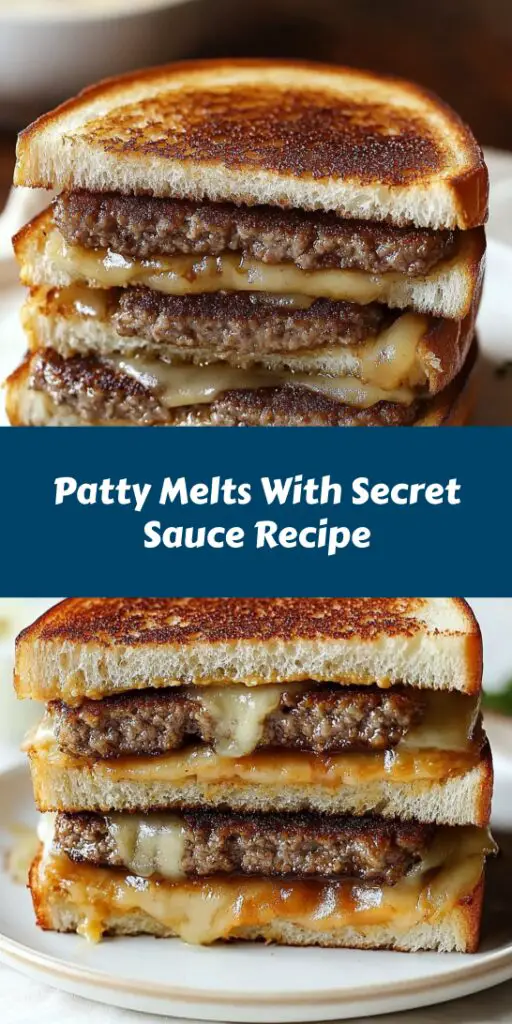 Patty Melts With Secret Sauce Recipe