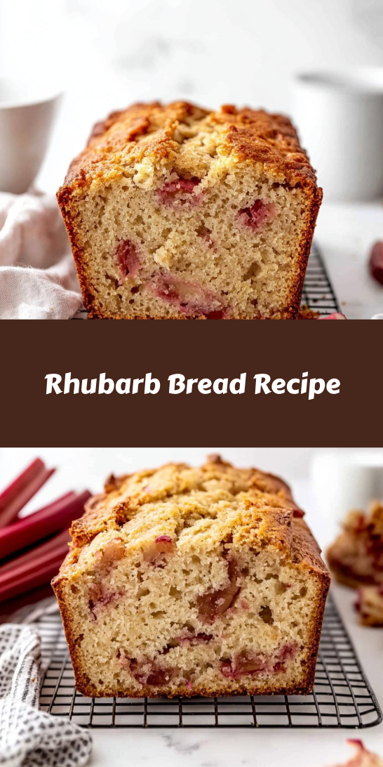 Rhubarb Bread Recipe