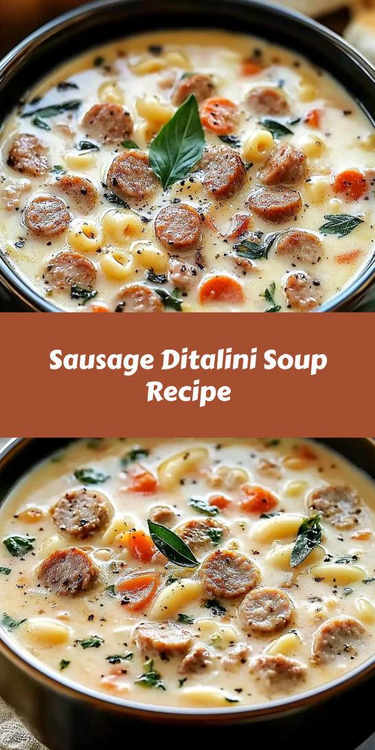 Sausage Ditalini Soup Recipe