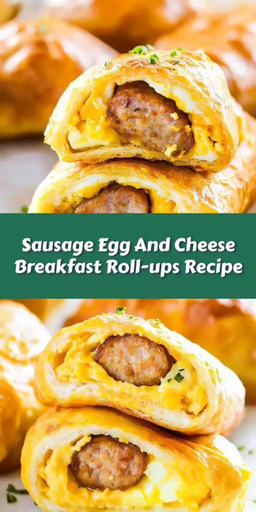 Sausage Egg And Cheese Breakfast Roll-ups Recipe