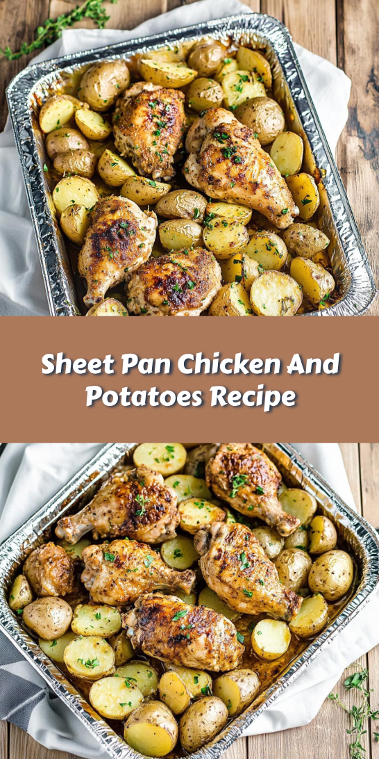 Sheet Pan Chicken And Potatoes Recipe