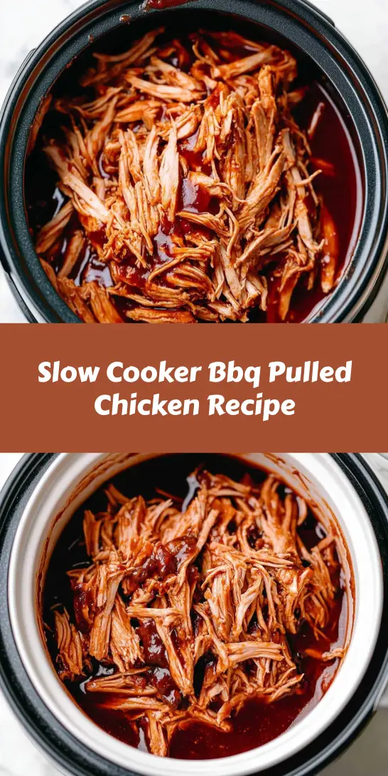 Slow Cooker Bbq Pulled Chicken Recipe