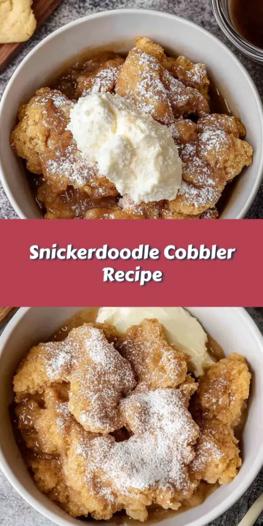 Snickerdoodle Cobbler Recipe