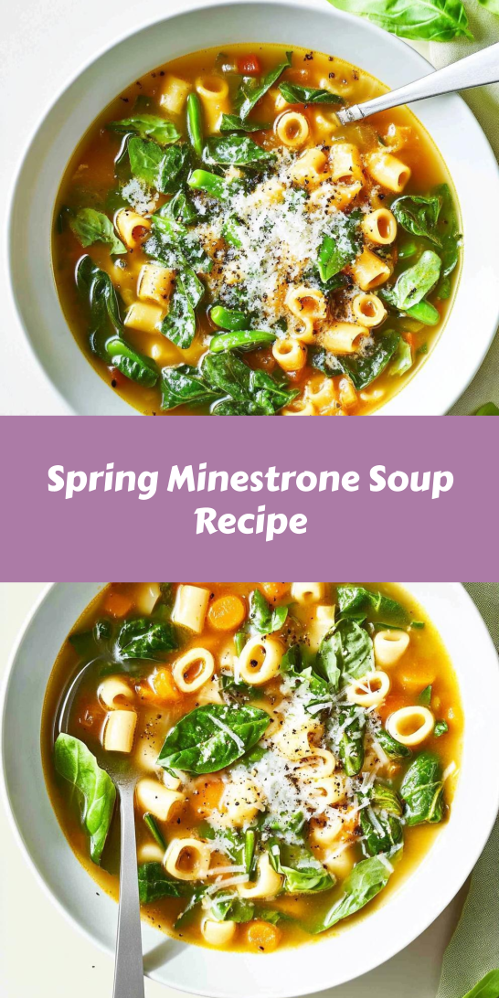 Spring Minestrone Soup Recipe