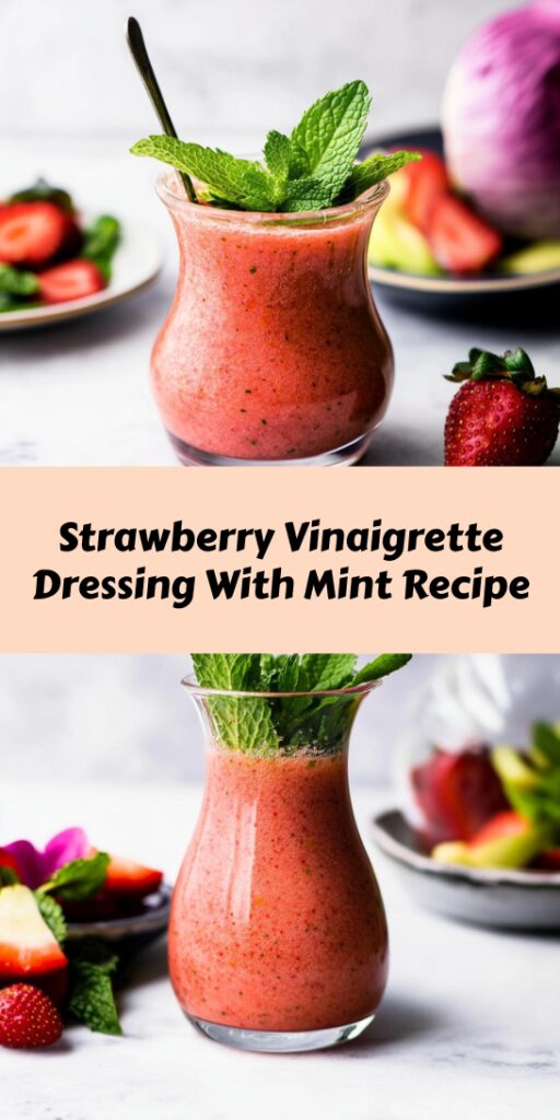 Strawberry Vinaigrette Dressing With Mint Recipe