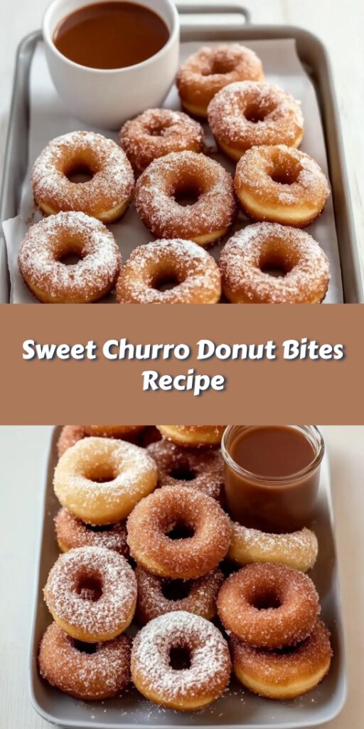 Sweet Churro Donut Bites Recipe
