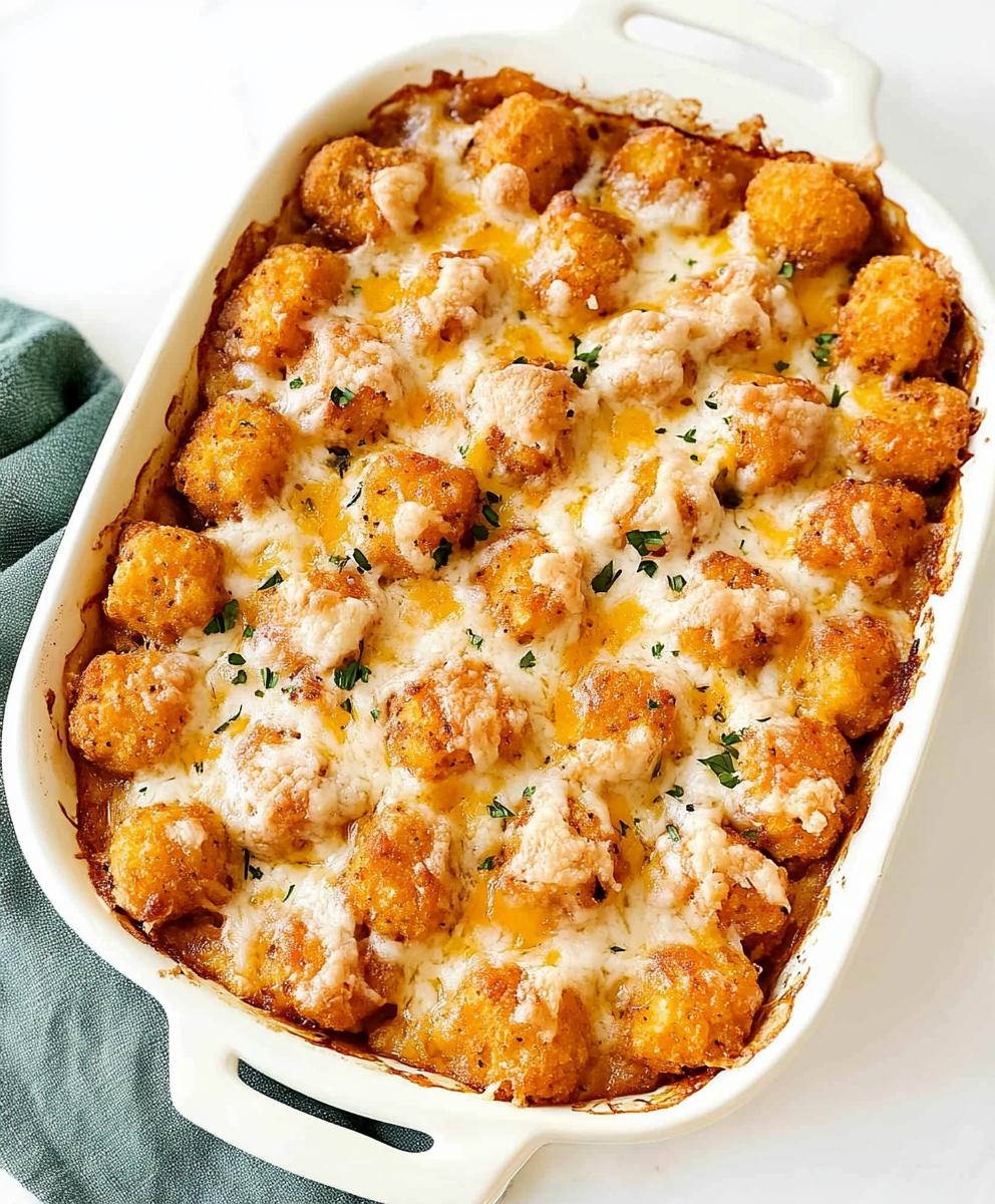 Tater Tot Sausage Breakfast Casserole Recipe