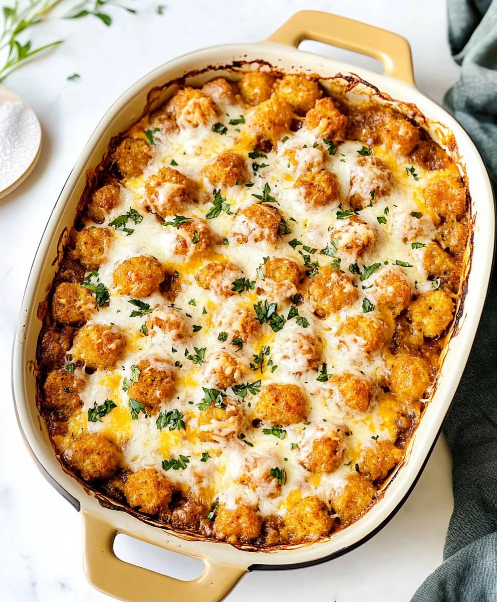 Tater Tot Sausage Breakfast Casserole Recipe