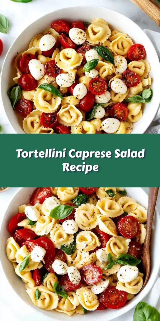 Tortellini Caprese Salad Recipe