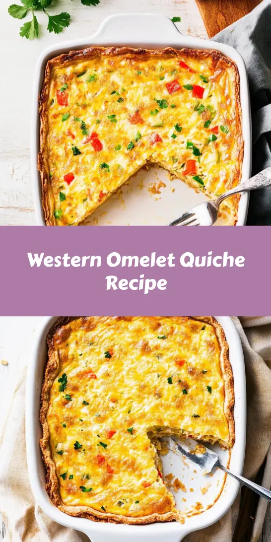 Western Omelet Quiche Recipe