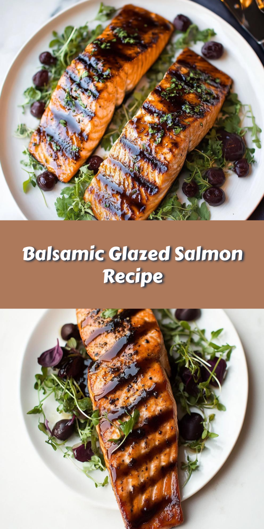Balsamic Glazed Salmon Recipe