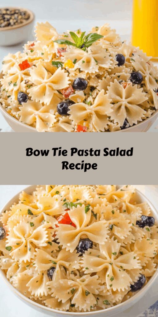 Bow Tie Pasta Salad Recipe