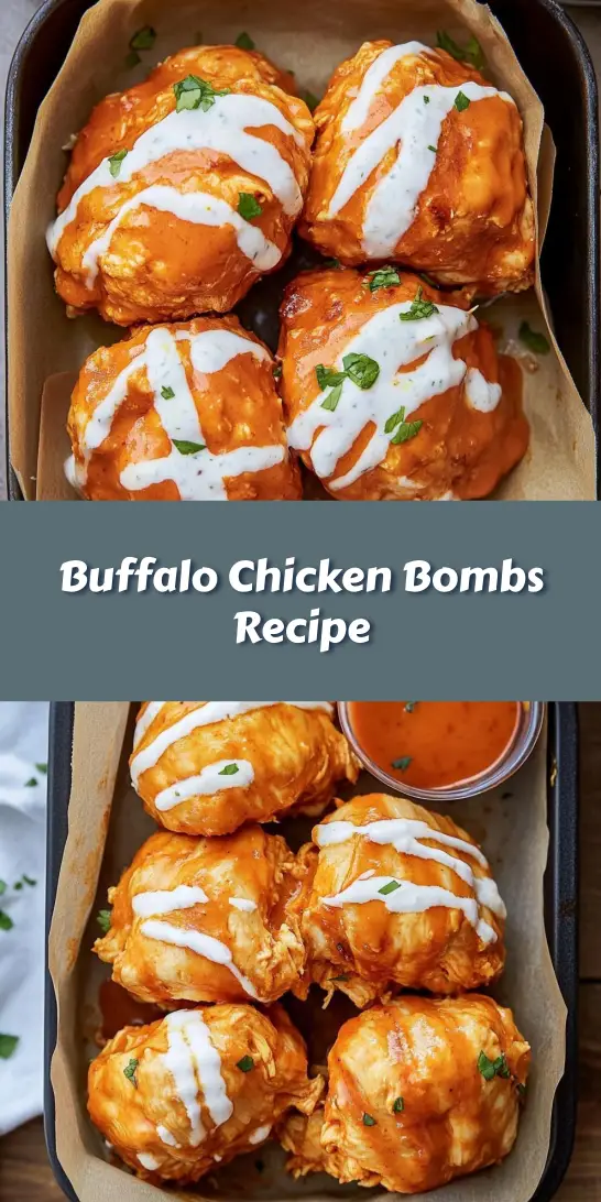 Buffalo Chicken Bombs Recipe