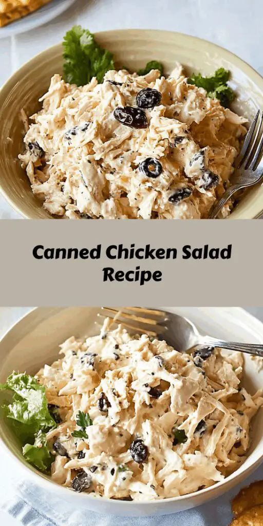 Canned Chicken Salad Recipe