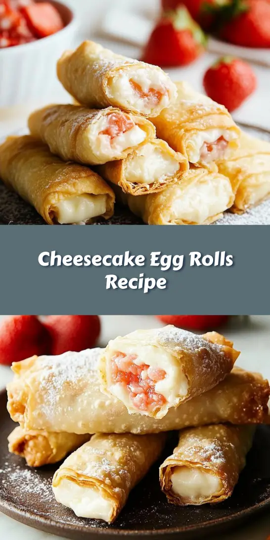 Cheesecake Egg Rolls Recipe