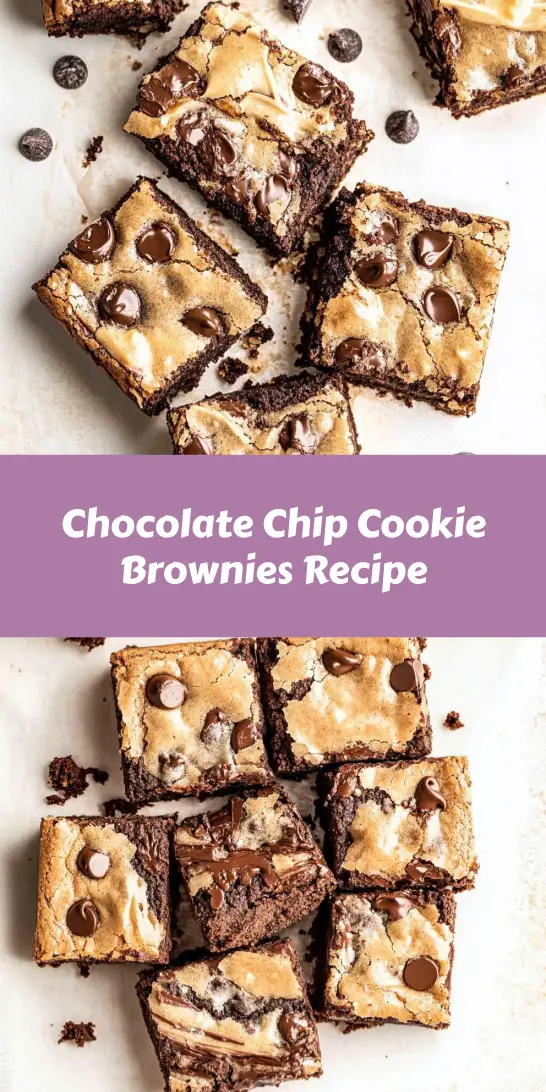 Chocolate Chip Cookie Brownies Recipe