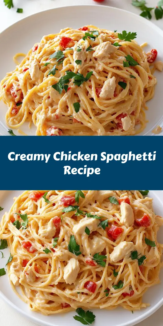 Creamy Chicken Spaghetti Recipe