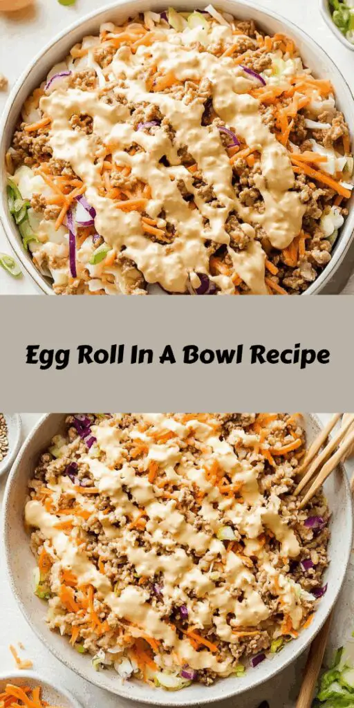Egg Roll In A Bowl Recipe