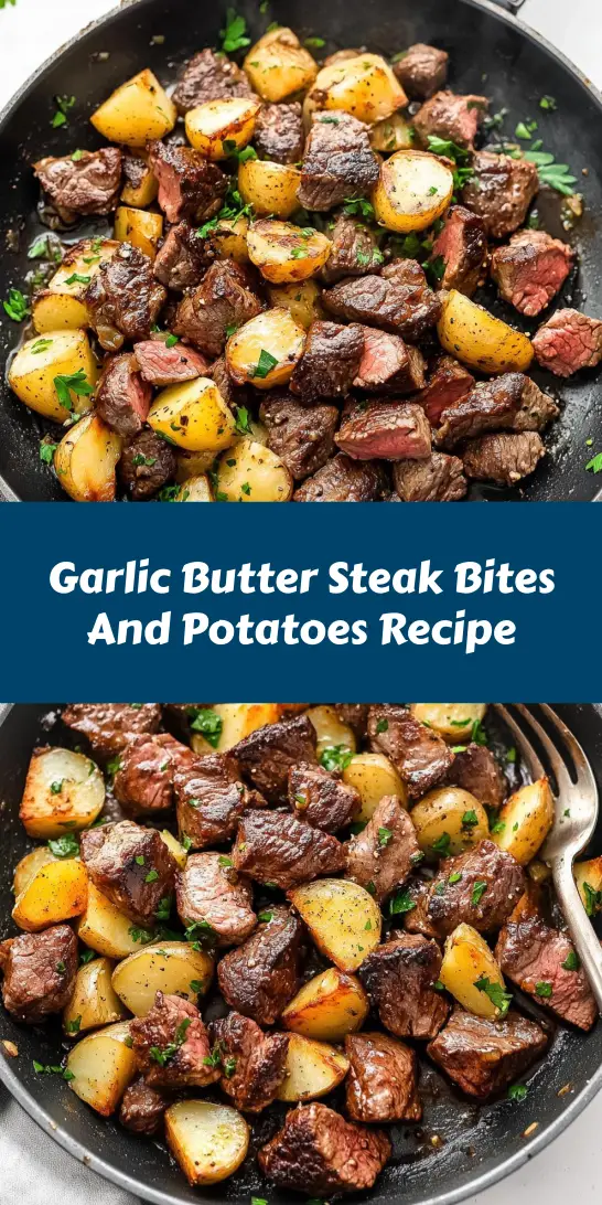 Garlic Butter Steak Bites And Potatoes Recipe