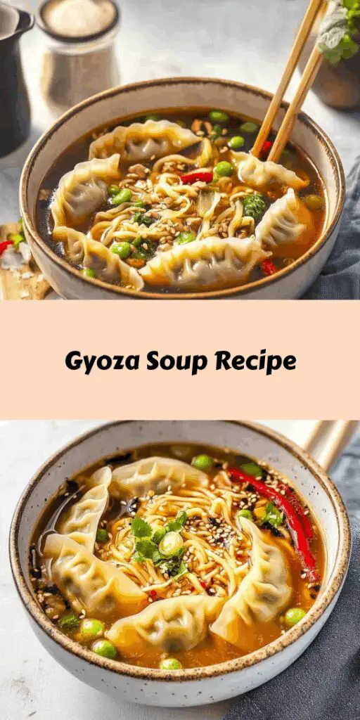 Gyoza Soup Recipe