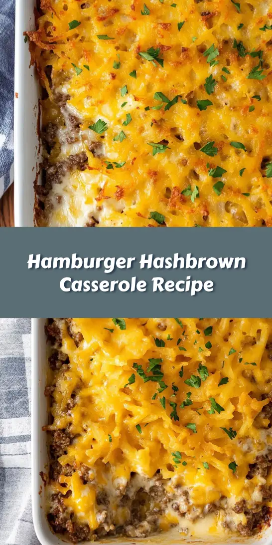 Hamburger Hashbrown Casserole Recipe