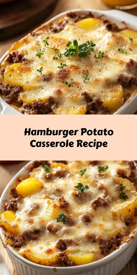 Hamburger Potato Casserole Recipe