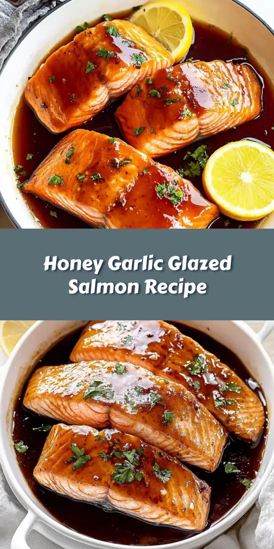 Honey Garlic Glazed Salmon Recipe