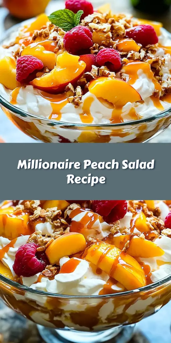Millionaire Peach Salad Recipe