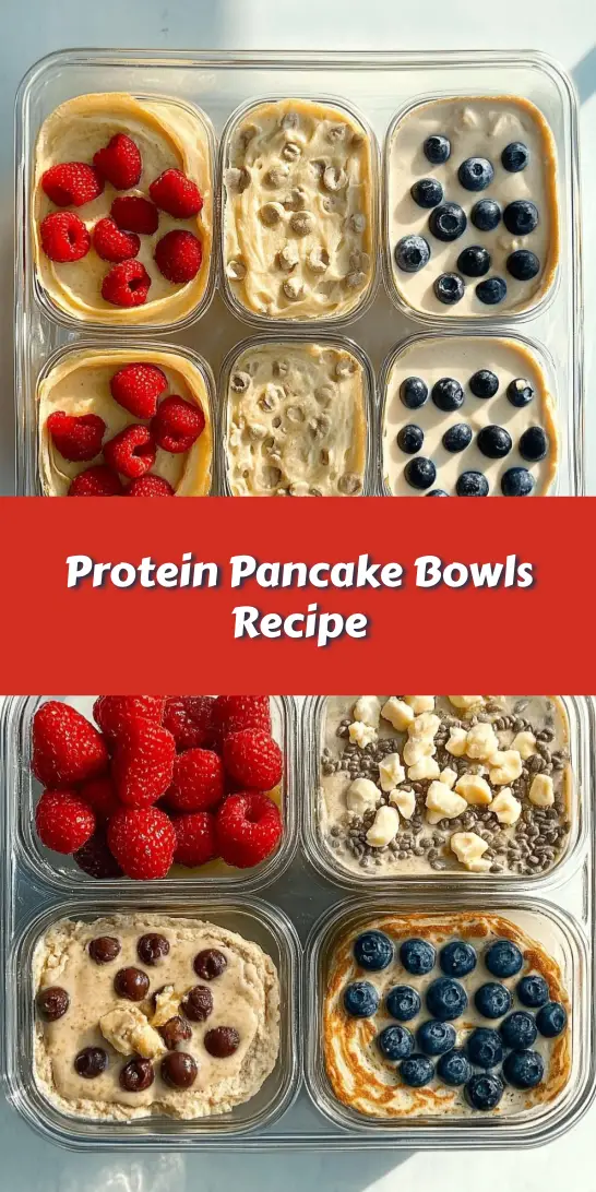 Protein Pancake Bowls Recipe