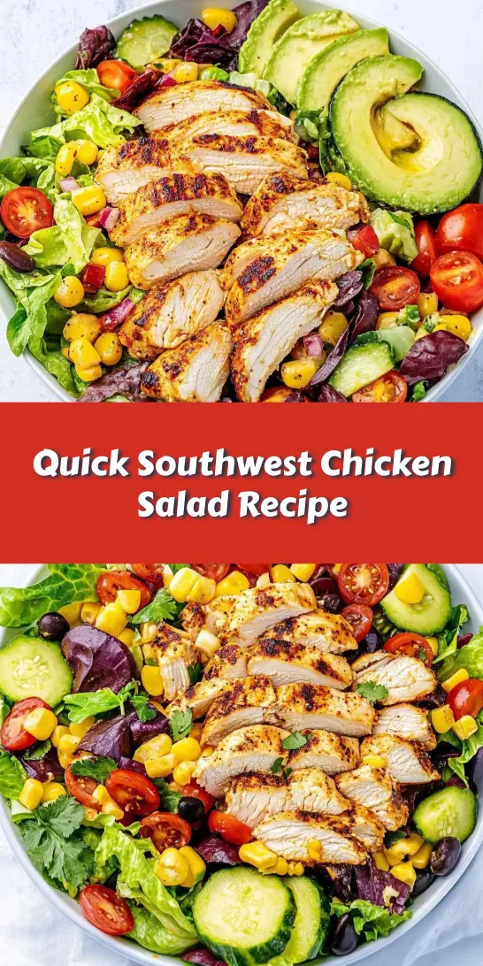 Quick Southwest Chicken Salad Recipe
