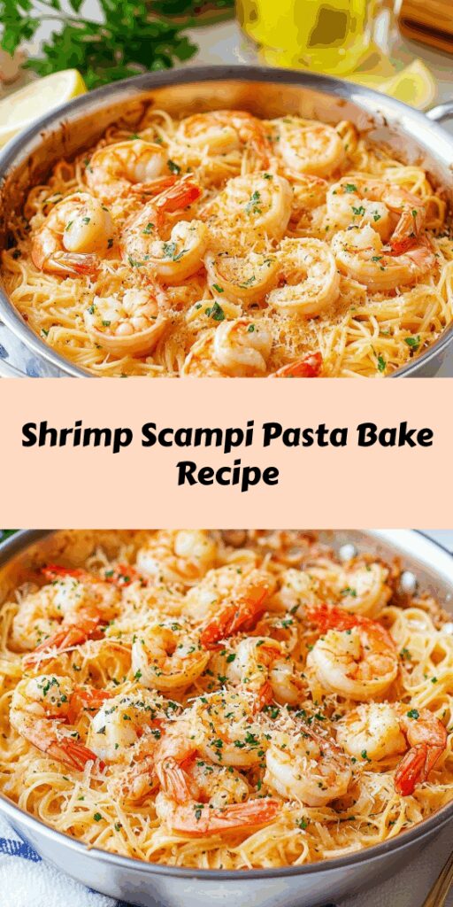 Shrimp Scampi Pasta Bake Recipe