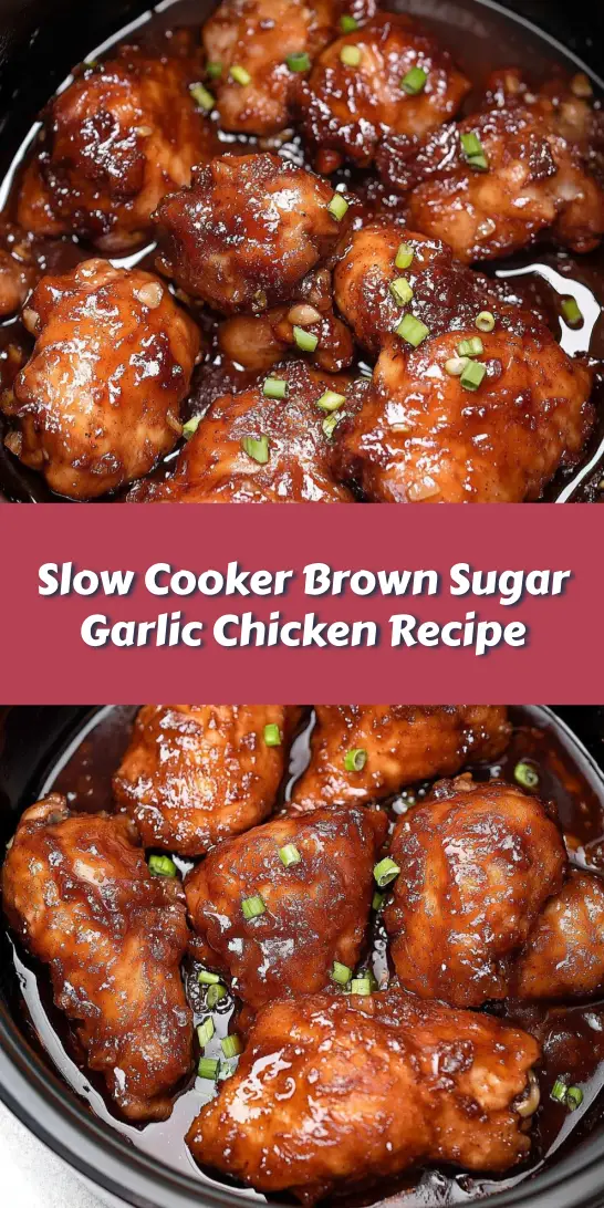 Slow Cooker Brown Sugar Garlic Chicken Recipe