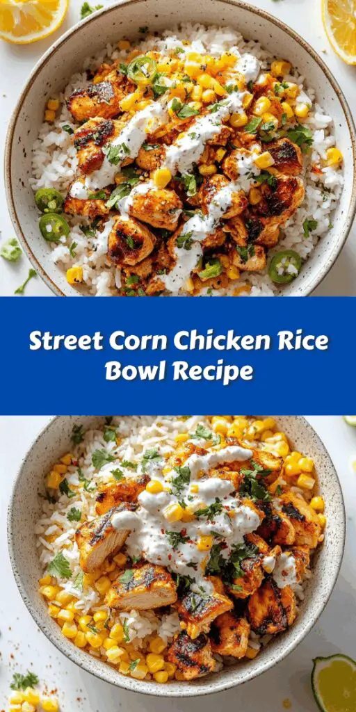 Street Corn Chicken Rice Bowl Recipe