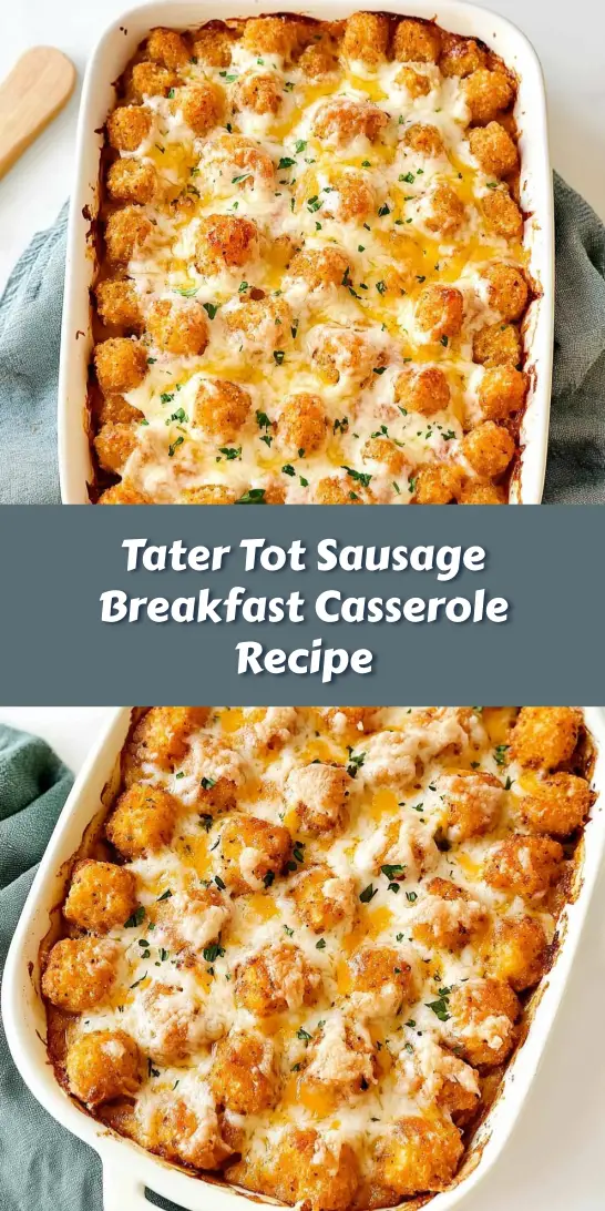 Tater Tot Sausage Breakfast Casserole Recipe
