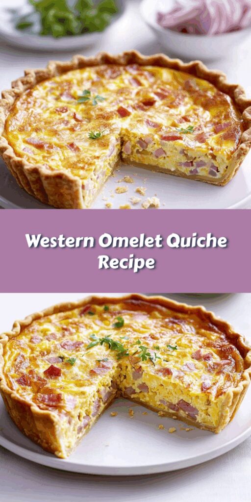 Western Omelet Quiche Recipe