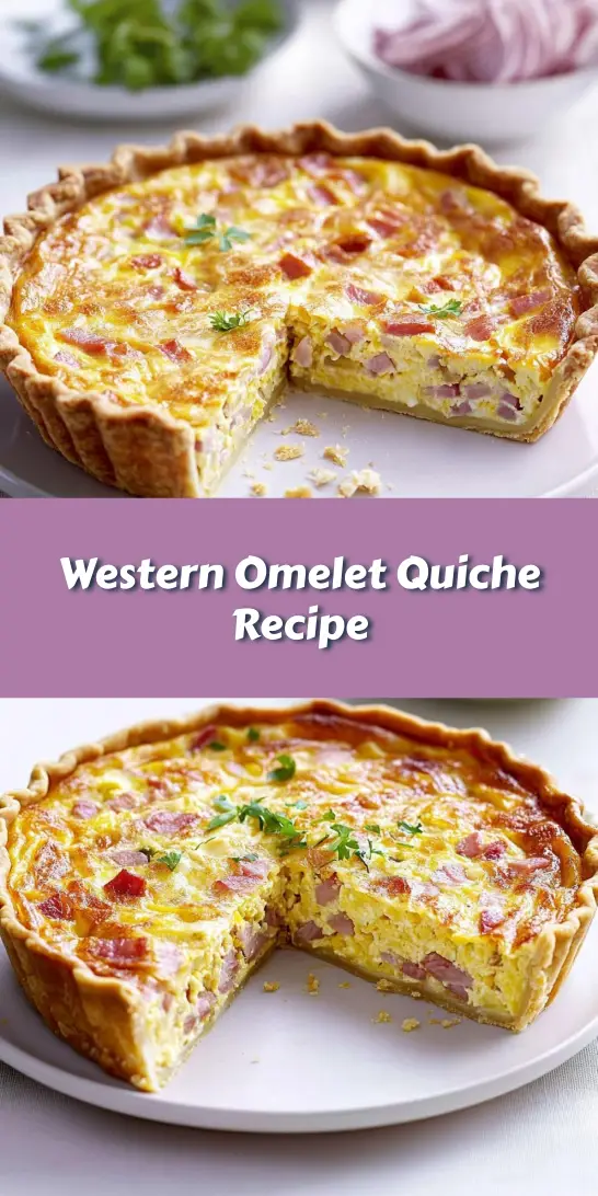 Western Omelet Quiche Recipe
